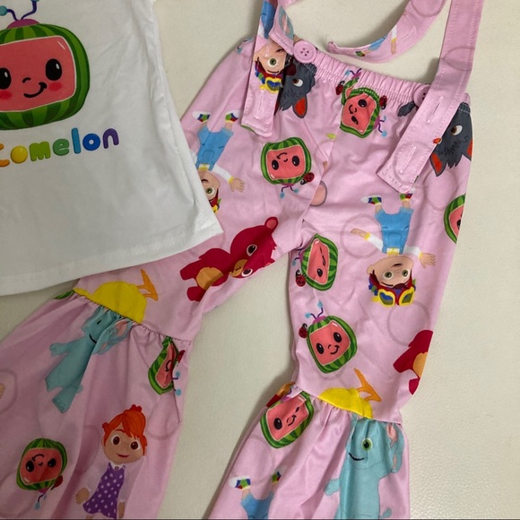 Cocomelon cute pink romper pants set - Picture 6 of 6